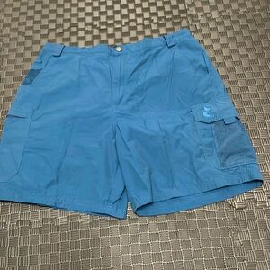Reel Legends bluish green lightweight shorts size XL